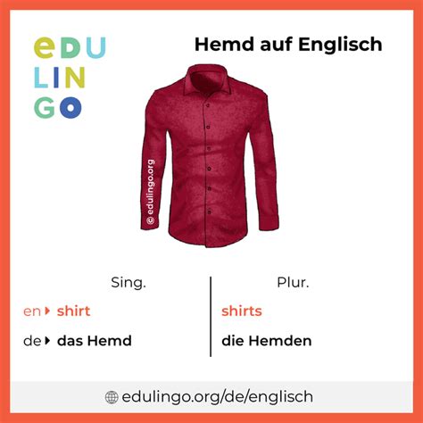 englisch hemd